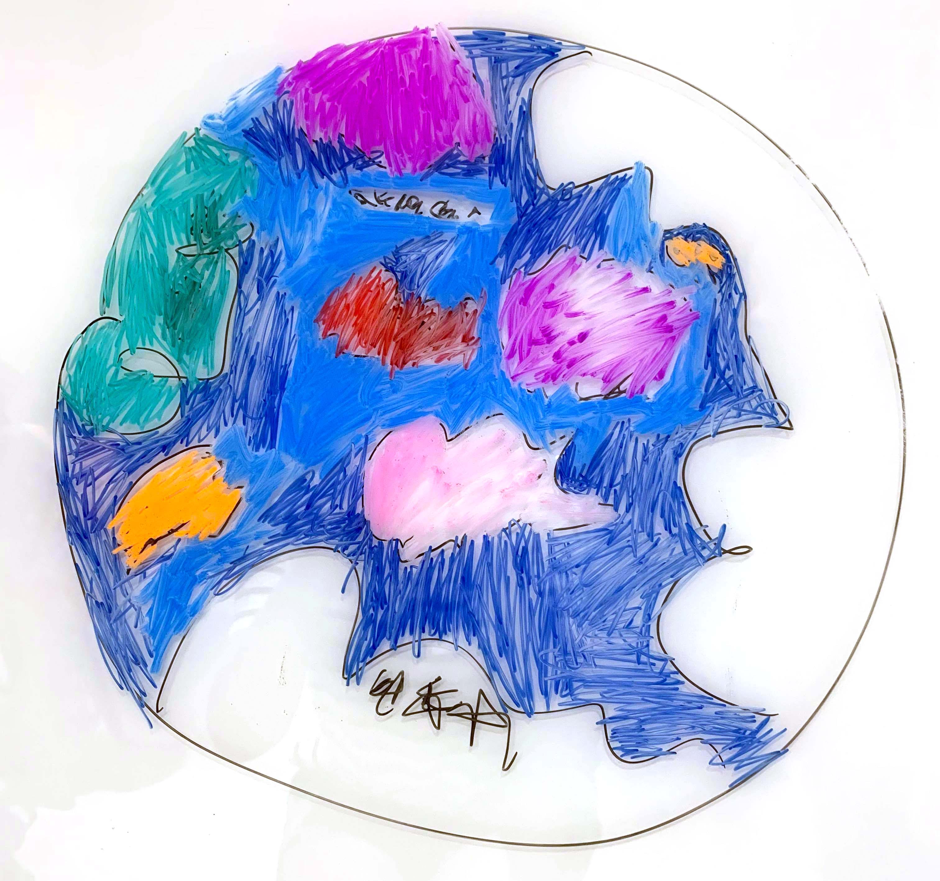 Rei's drawing of the earth